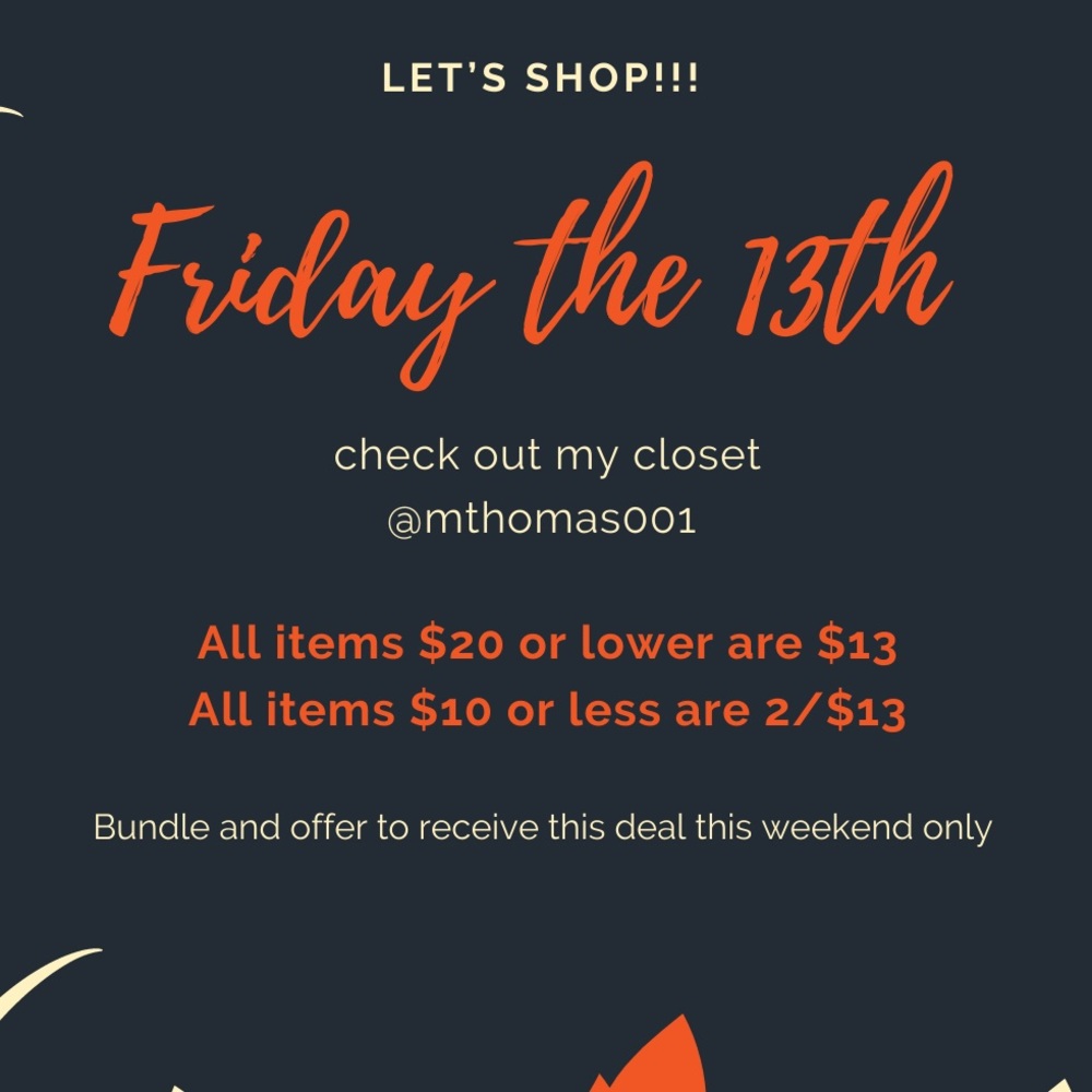 Friday the 13th Sale
